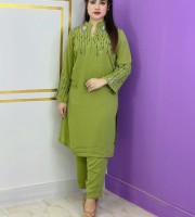 Caby M. Embroidery ADT Co-ord Set – 2 Pcs